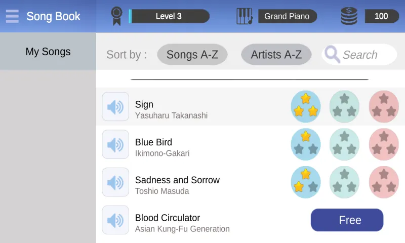 Magic Piano Anime Songs | Indus Appstore | Screenshot