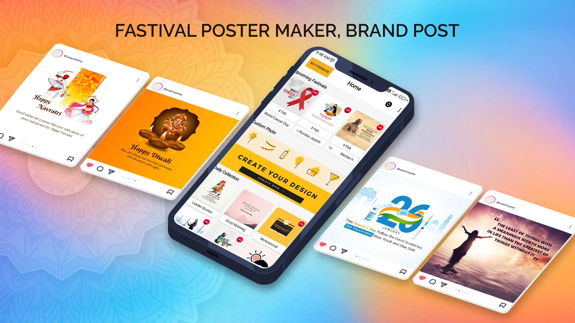 Festivals Poster Maker-BizzAds | Indus Appstore | Screenshot