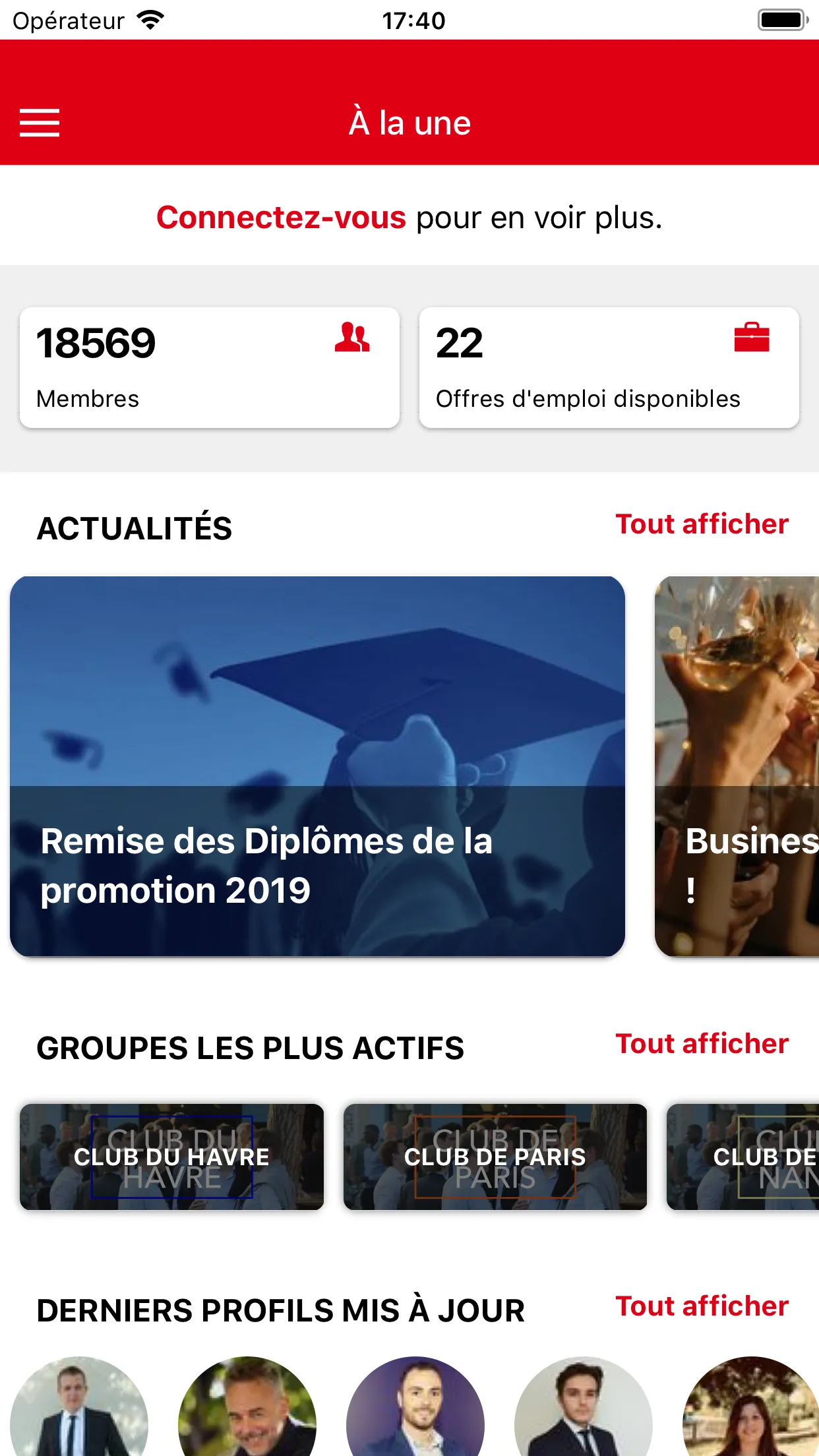 Alumni EM Normandie | Indus Appstore | Screenshot