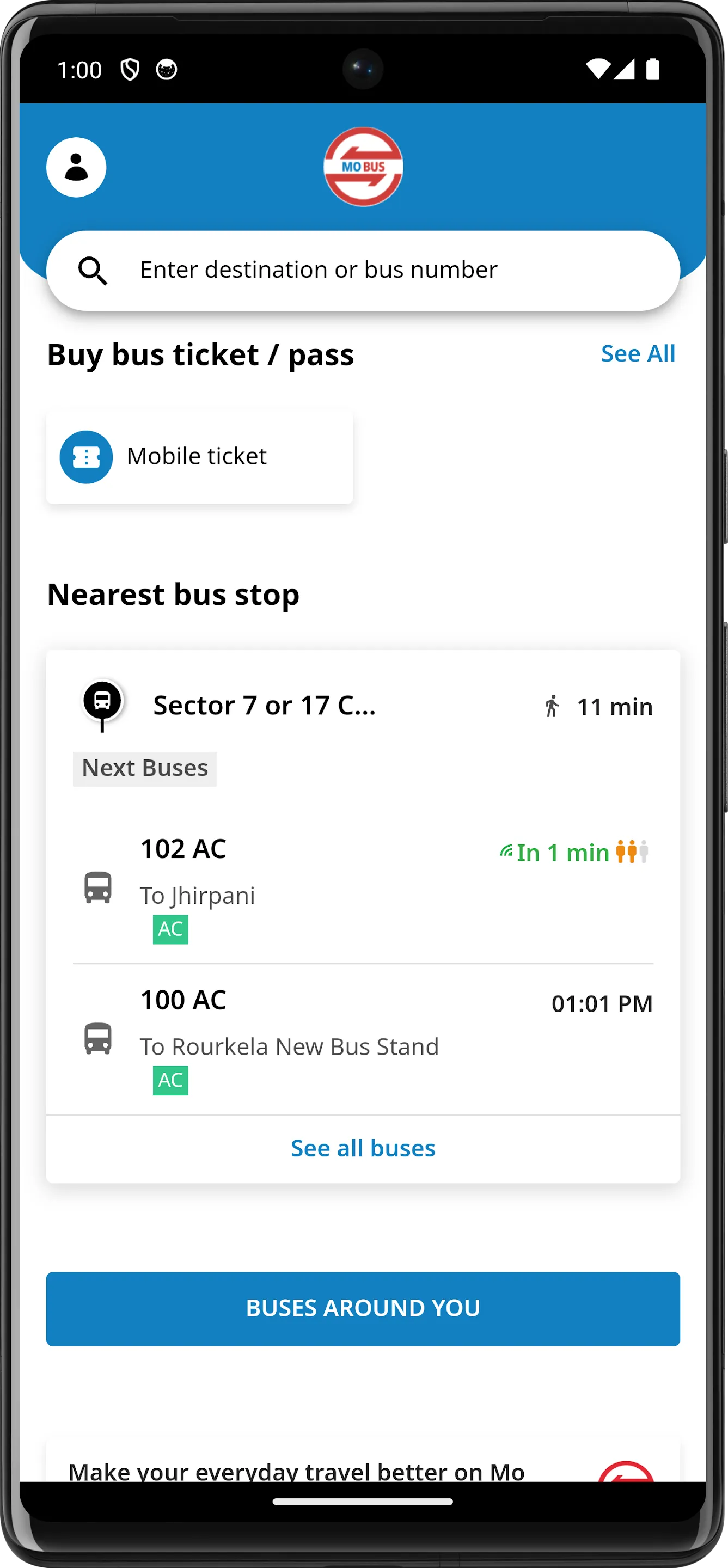 CRUT MO BUS | Indus Appstore | Screenshot