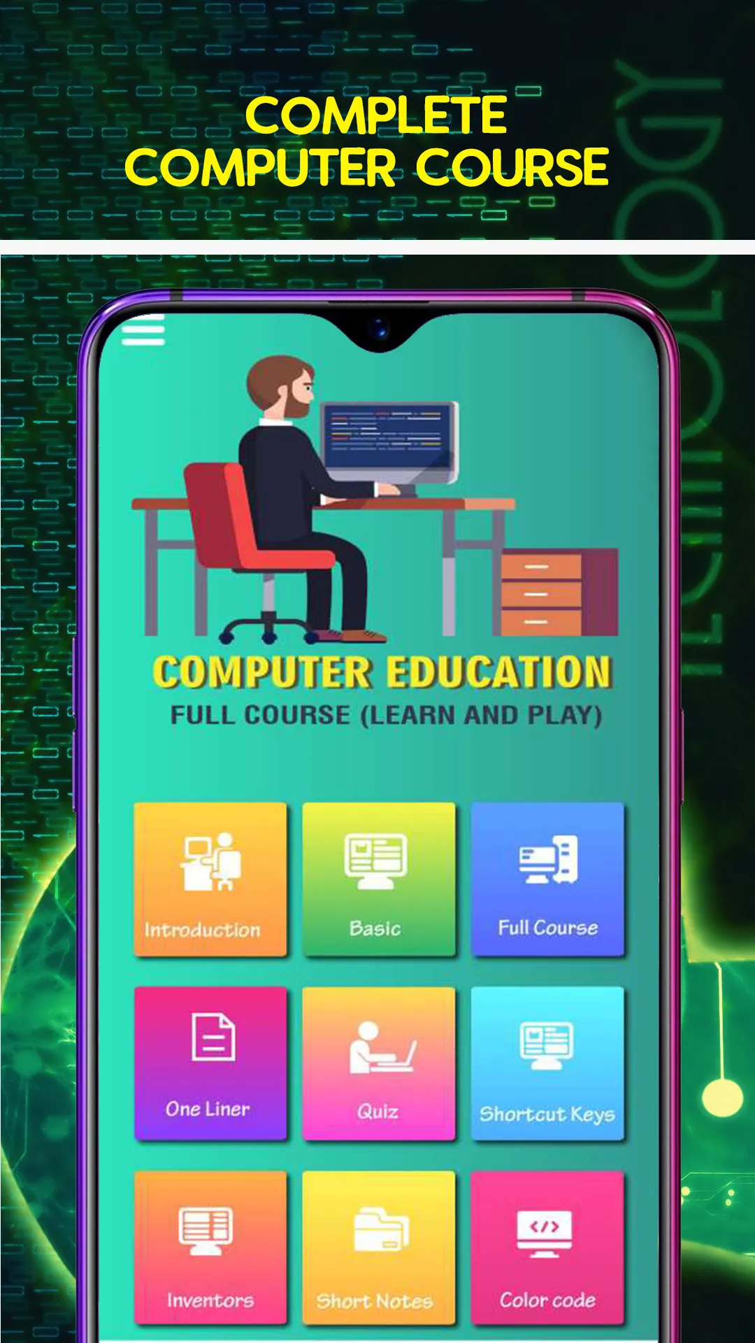 Computer Education Full course | Indus Appstore | Screenshot