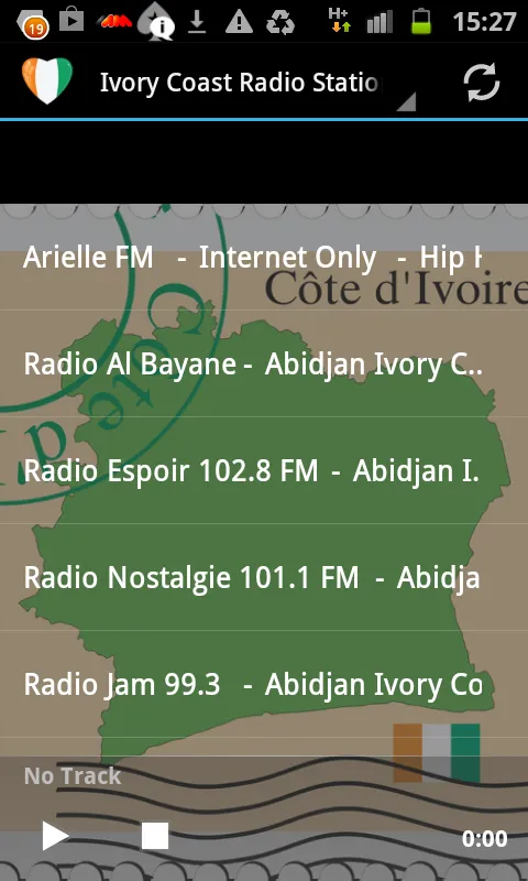 Ivory Coast Radio Stations | Indus Appstore | Screenshot