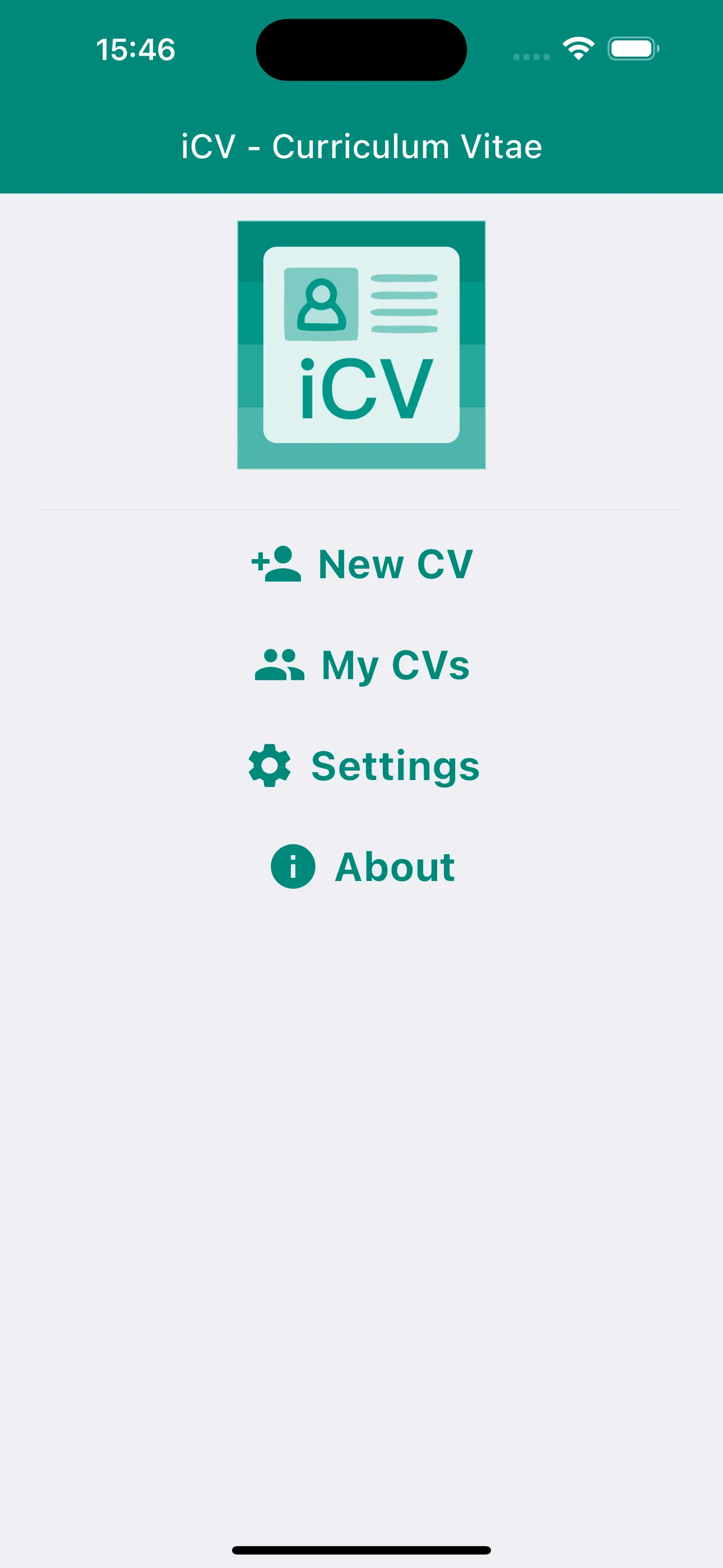 iCV - Curriculum Vitae | Indus Appstore | Screenshot