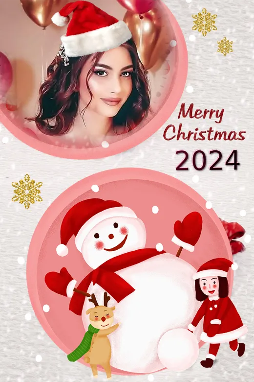 Christmas photo frame 2024 | Indus Appstore | Screenshot