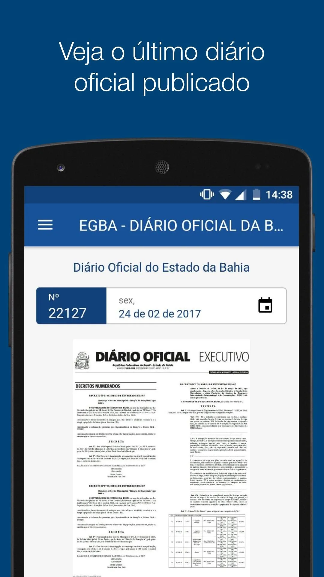 EGBA - Imprensa Oficial | Indus Appstore | Screenshot