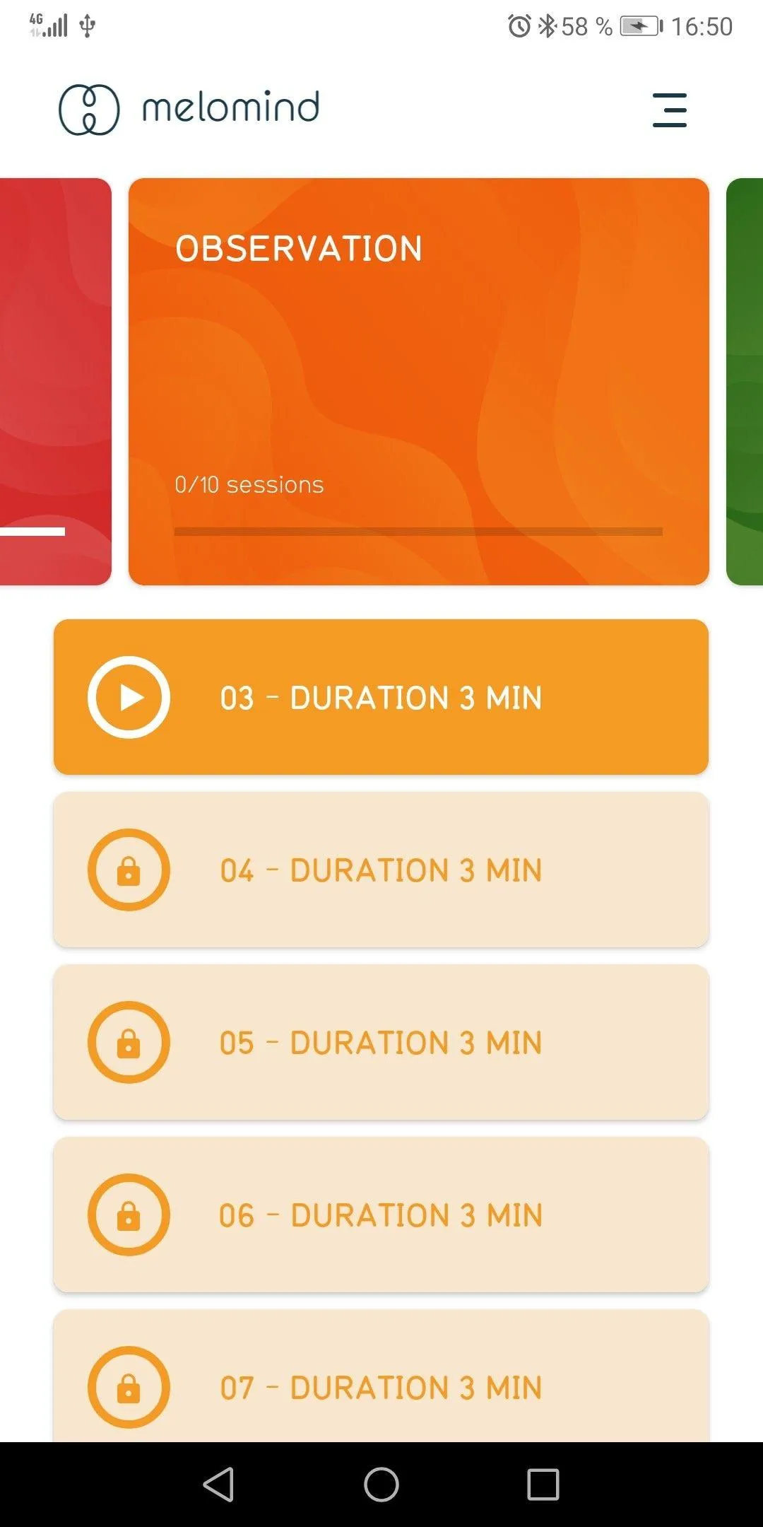 Melomind : Relaxation training | Indus Appstore | Screenshot