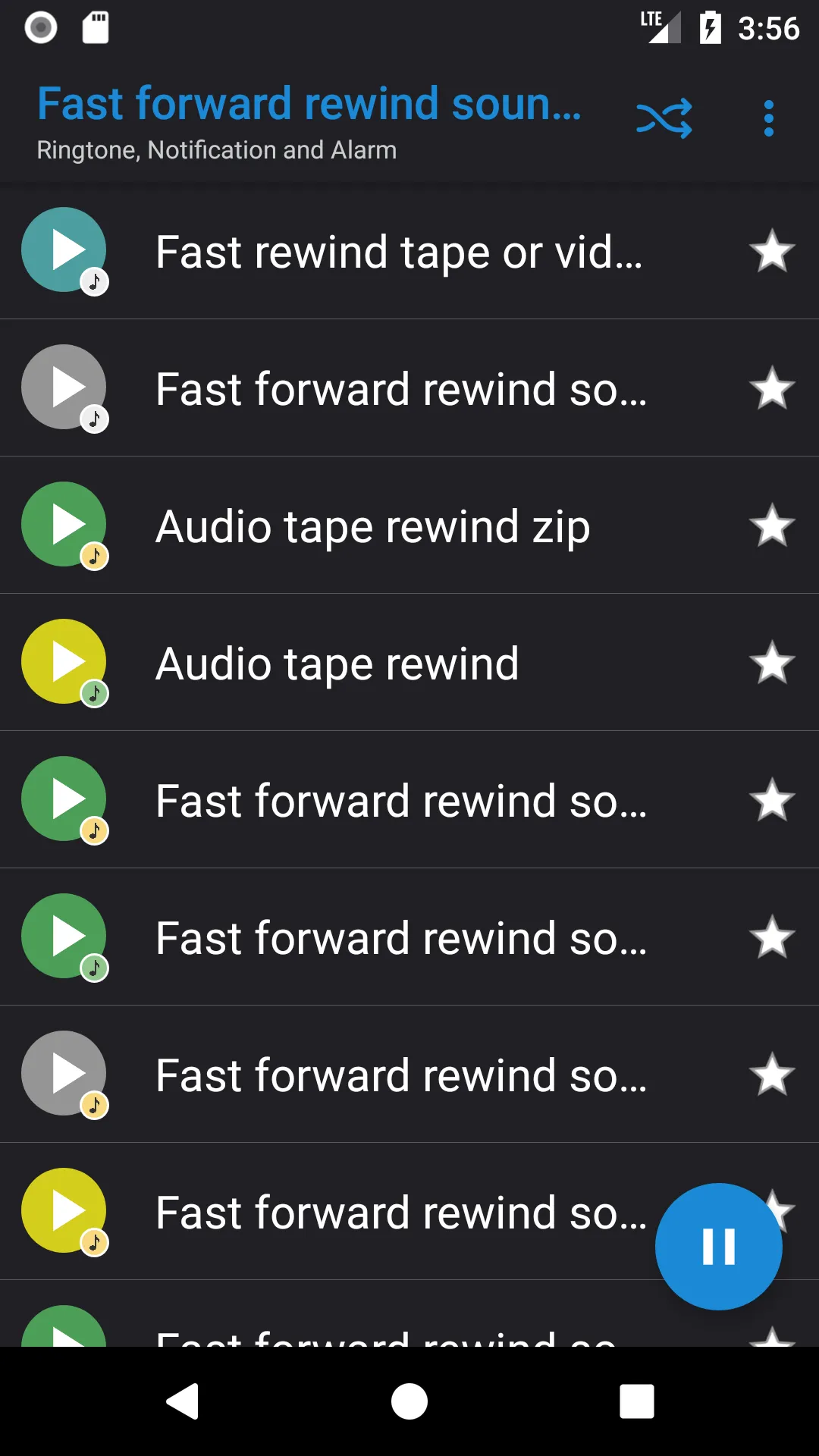 Fast forward rewind sounds | Indus Appstore | Screenshot