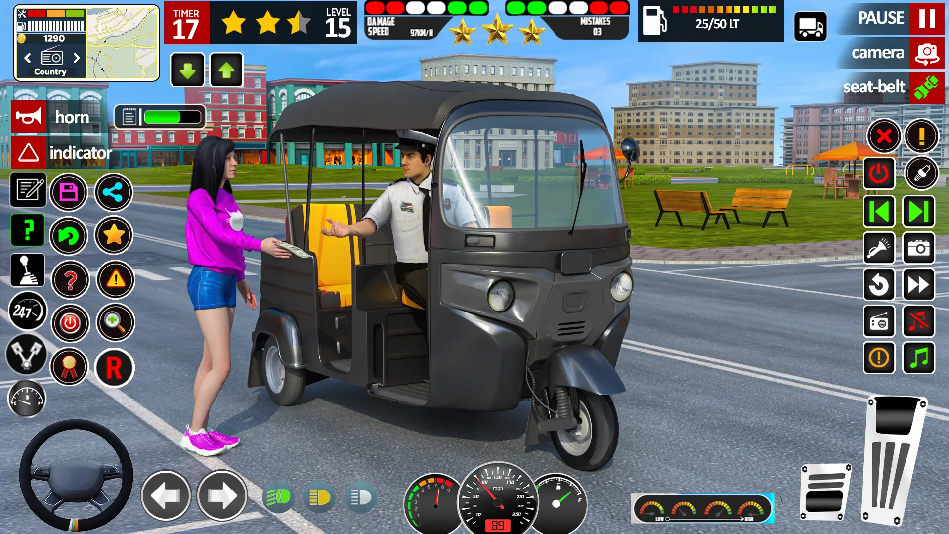 TukTuk Rickshaw Driving Games | Indus Appstore | Screenshot