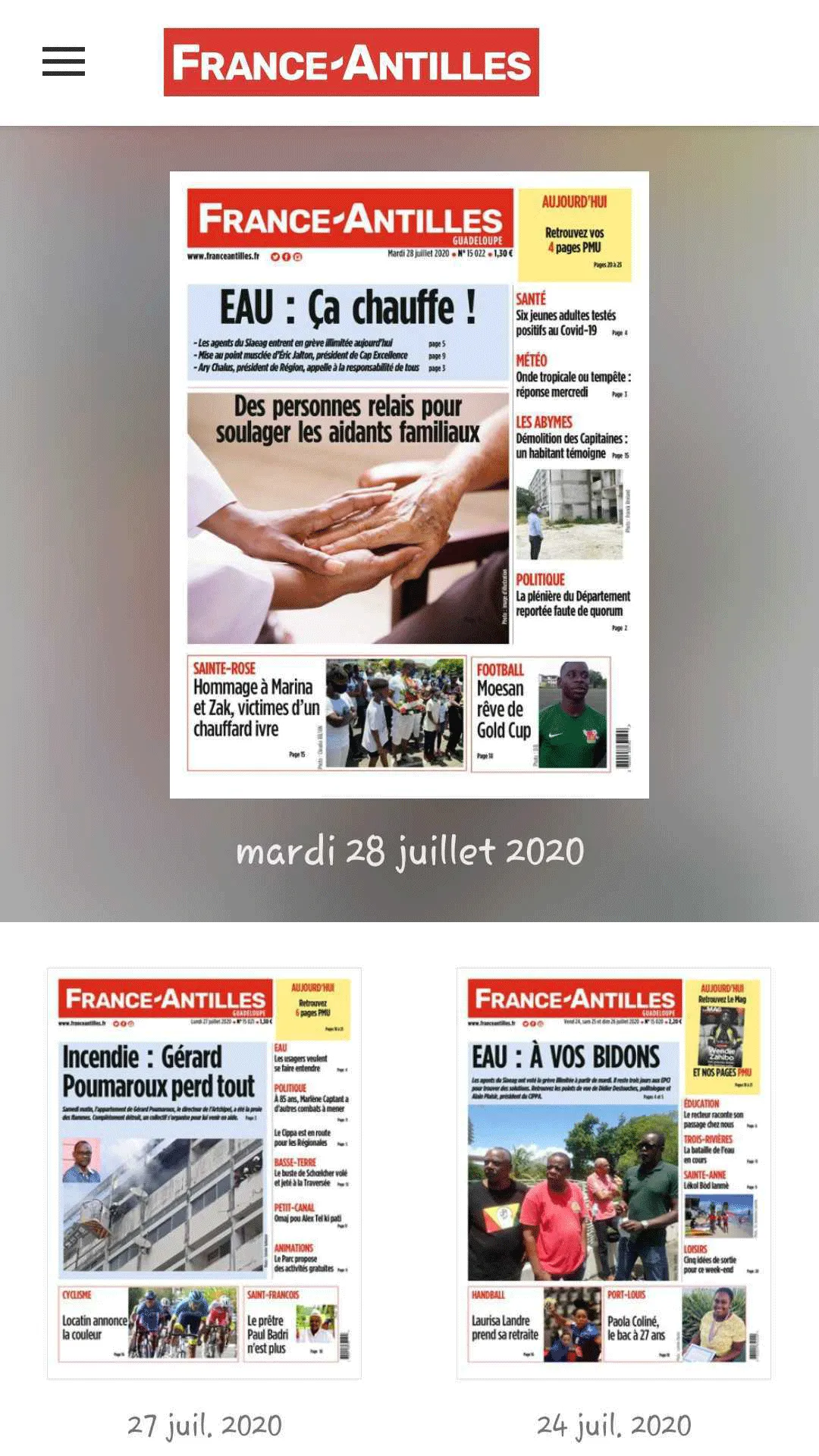 France-Antilles Gpe Journal | Indus Appstore | Screenshot