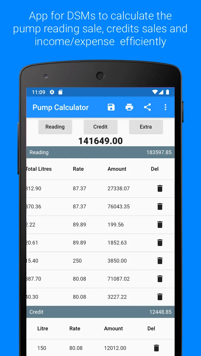 Fuel Pump Calculator | Indus Appstore | Screenshot