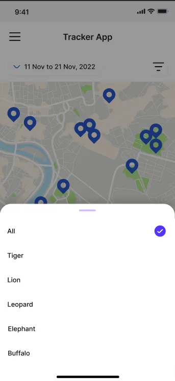 Animal Tracker - CG | Indus Appstore | Screenshot