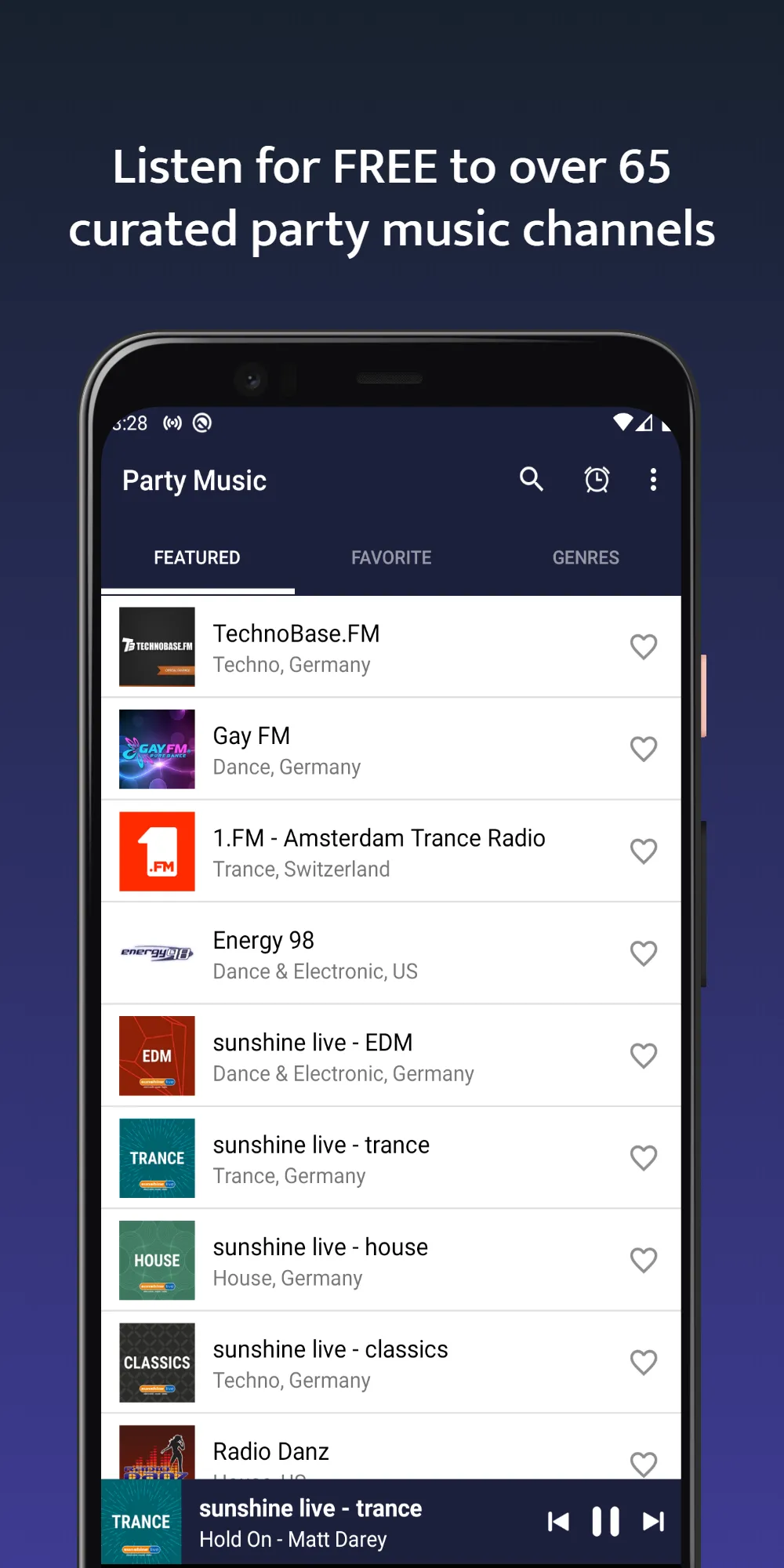 Party Music Radio | Indus Appstore | Screenshot