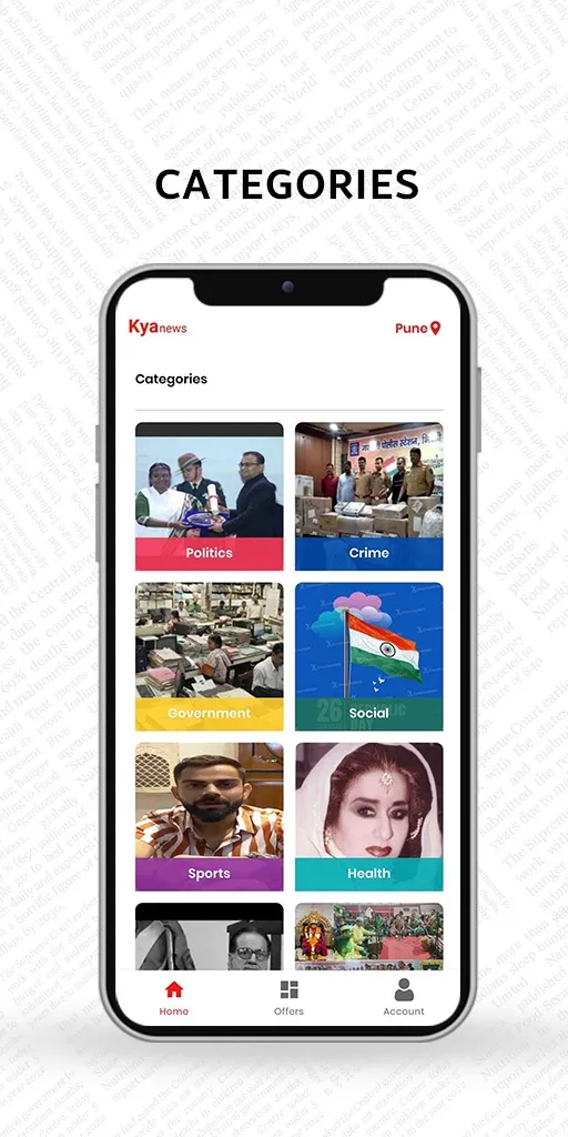 Kya news: Hyperlocal News | Indus Appstore | Screenshot