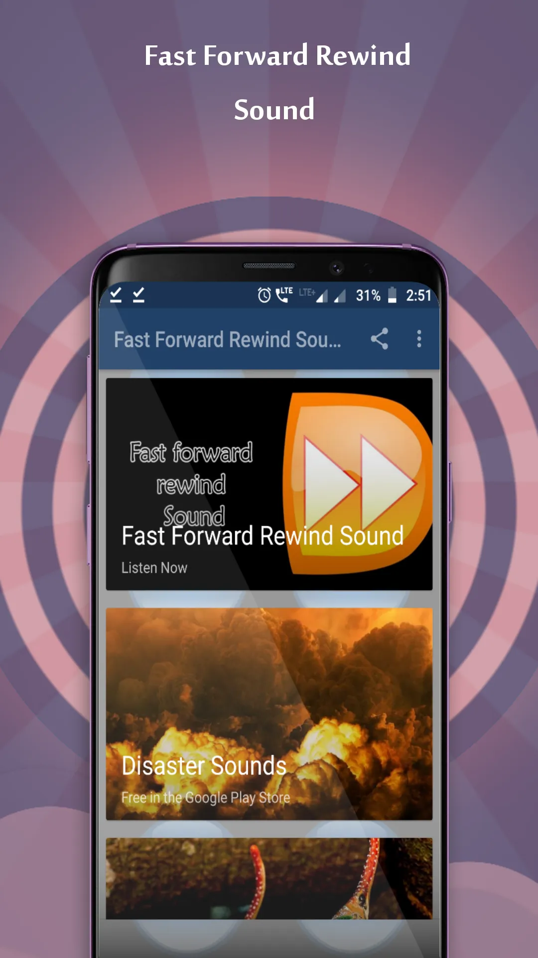 Fast Forward Rewind Sound | Indus Appstore | Screenshot