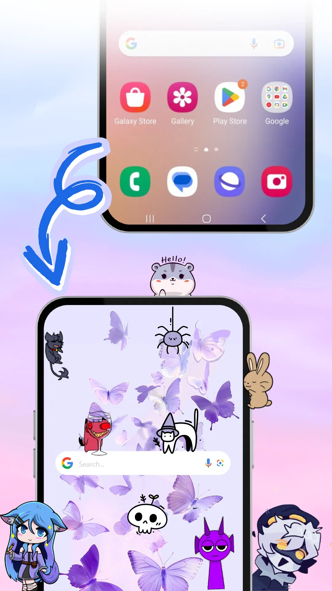 Ah Shimeji | Indus Appstore | Screenshot