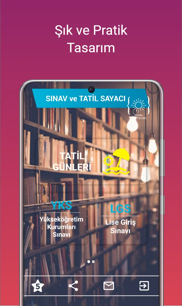 Sınav ve Tatil Sayacı | Indus Appstore | Screenshot