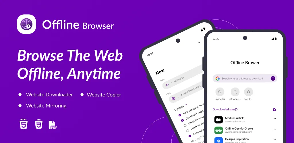 Offline Browser : Save Website | Indus Appstore | Screenshot