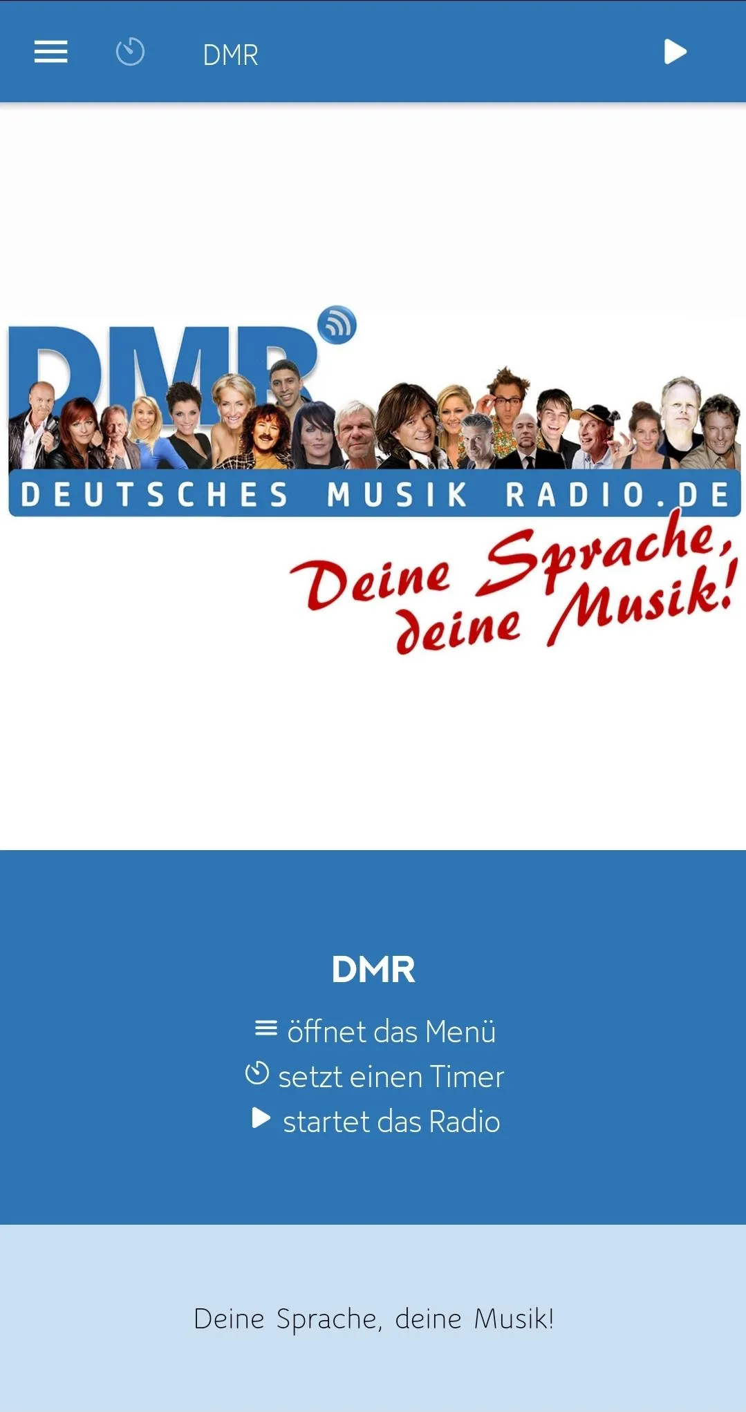 Deutsches Musik Radio (DMR) | Indus Appstore | Screenshot