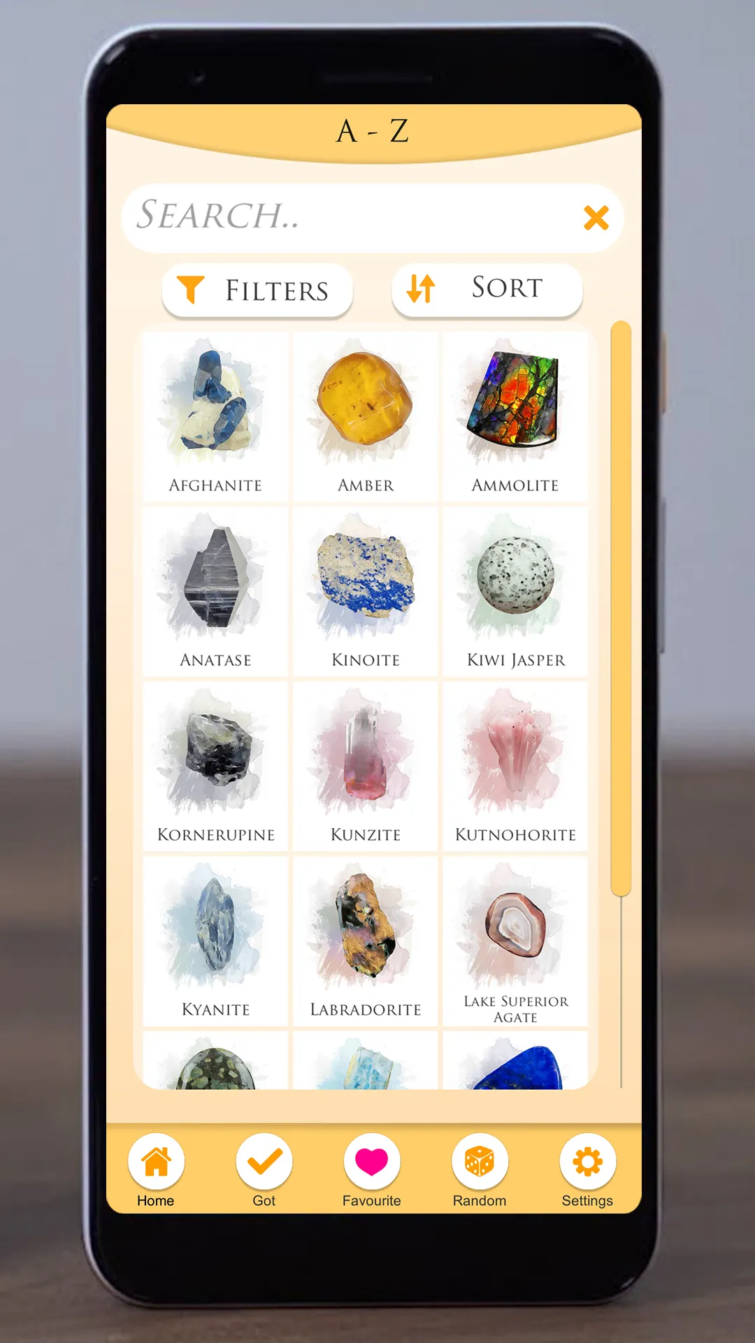 A Guide To Crystals - The CC | Indus Appstore | Screenshot