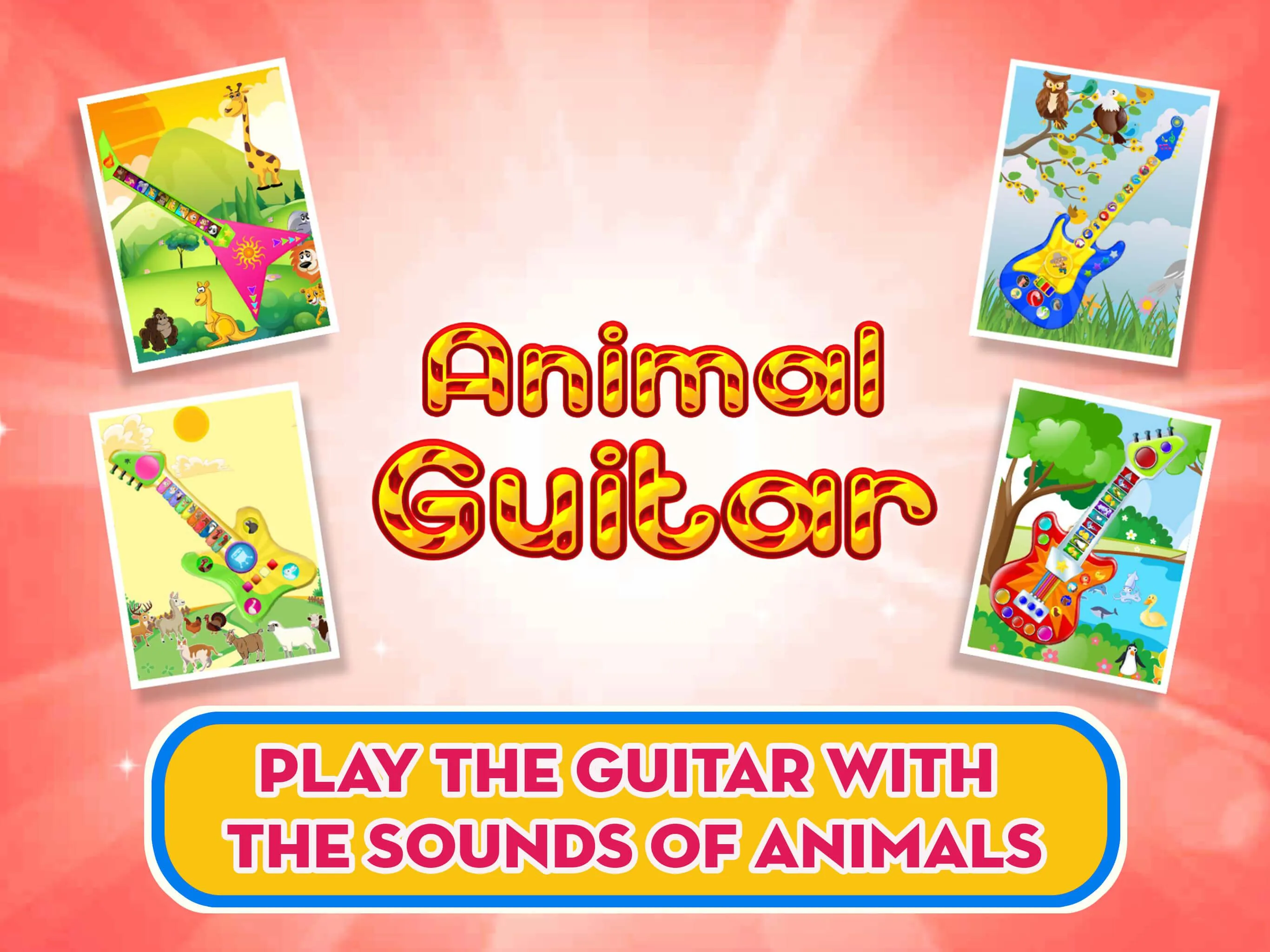 Baby Fun Guitar Animal Noises | Indus Appstore | Screenshot