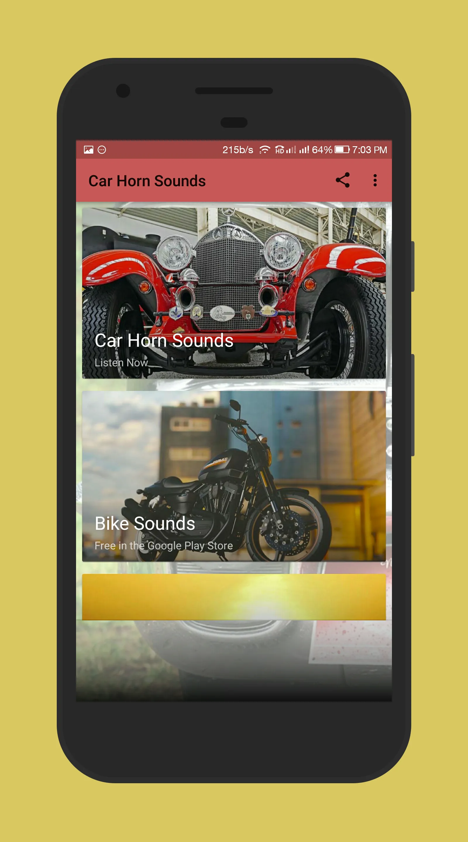 Car Horn Sounds | Indus Appstore | Screenshot