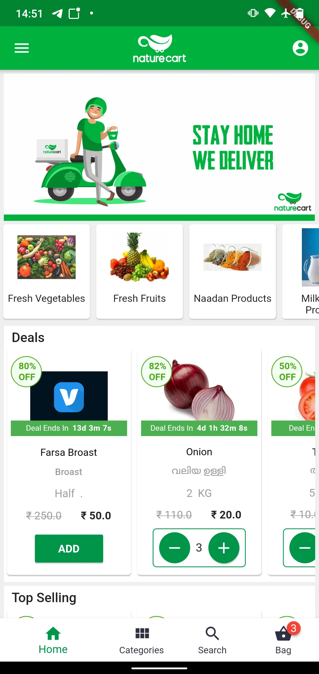 Naturecart - Grocery And Food  | Indus Appstore | Screenshot