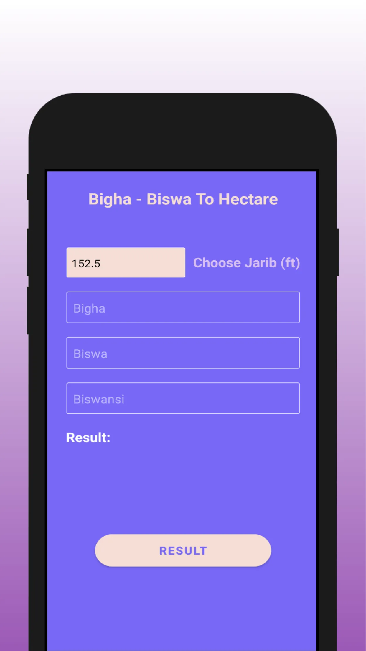 Bigha-Biswa To Hectare | Indus Appstore | Screenshot