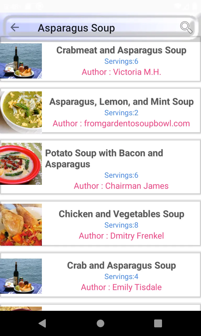 Asparagus recipes | Indus Appstore | Screenshot