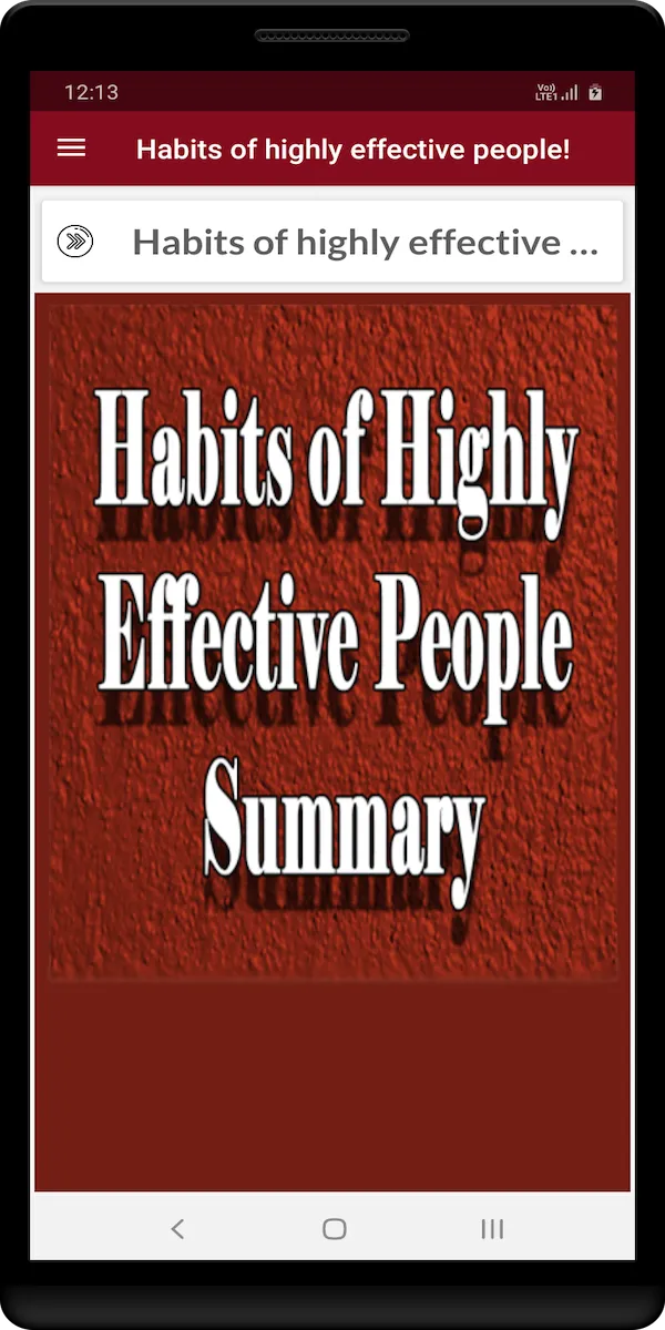 Habits of highly effective peo | Indus Appstore | Screenshot