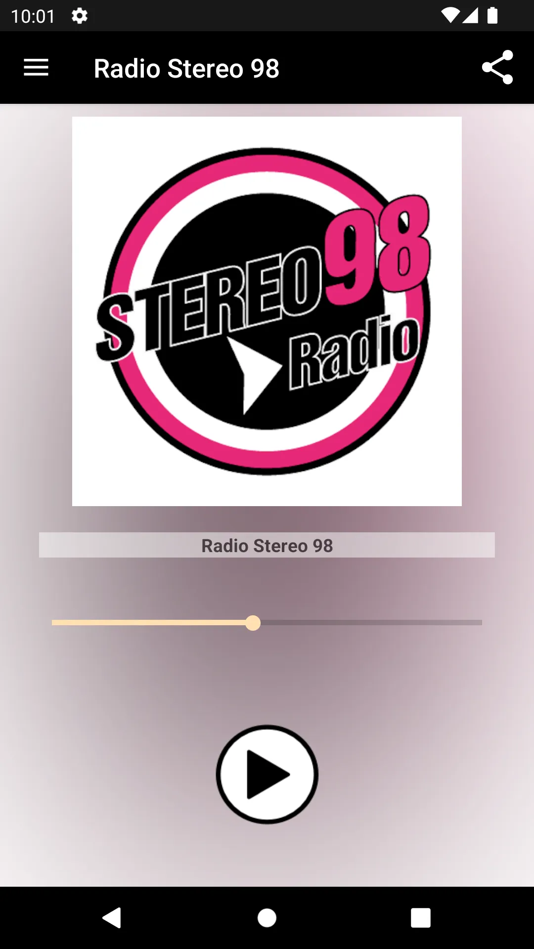 Radio Stereo 98 | Indus Appstore | Screenshot