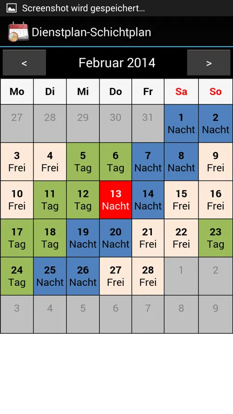 Dienstplan Schichtplan | Indus Appstore | Screenshot