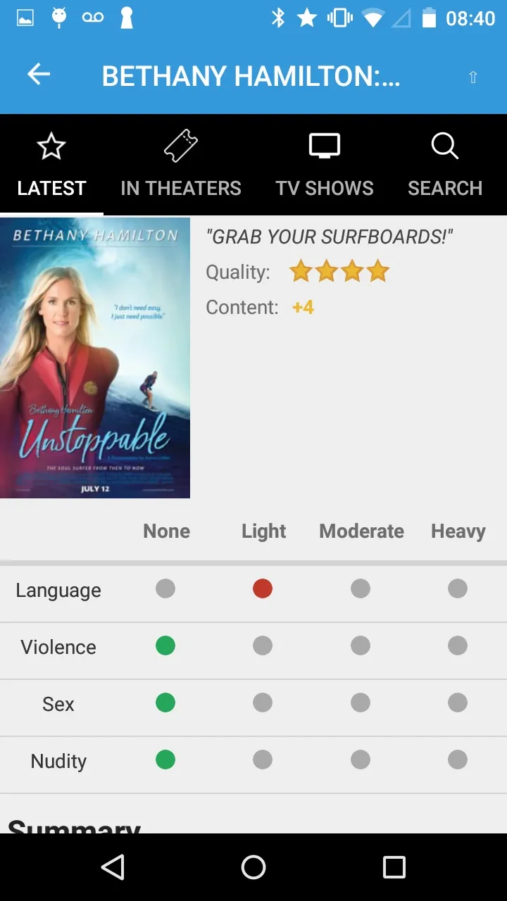 Movieguide® Lite Movie Reviews | Indus Appstore | Screenshot