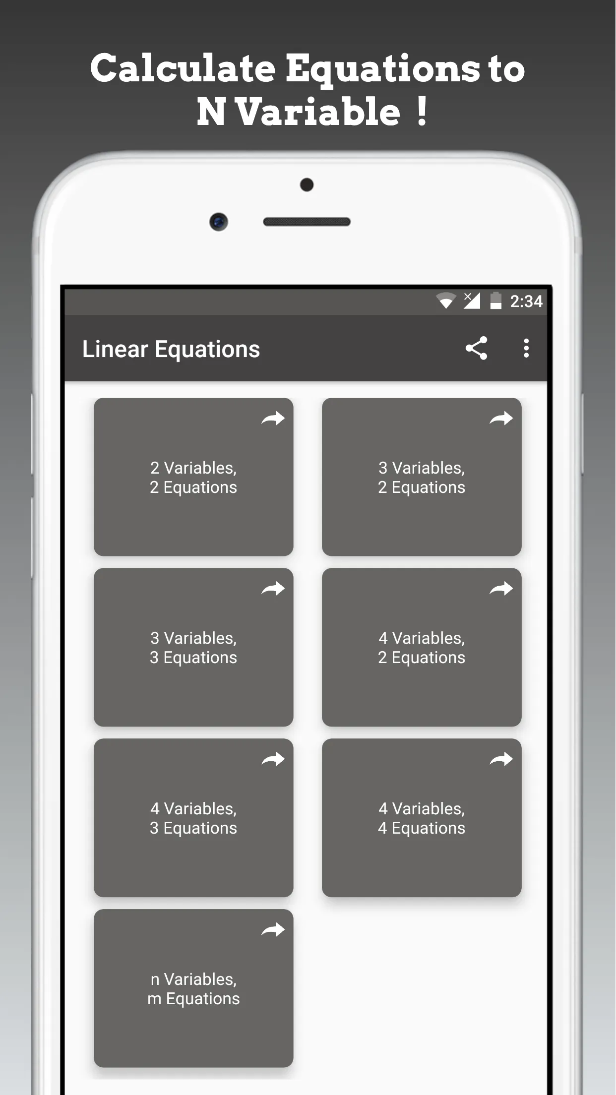 Linear Equation System Solver | Indus Appstore | Screenshot