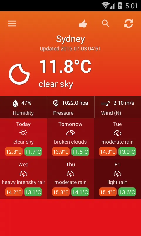 Weather Australia | Indus Appstore | Screenshot