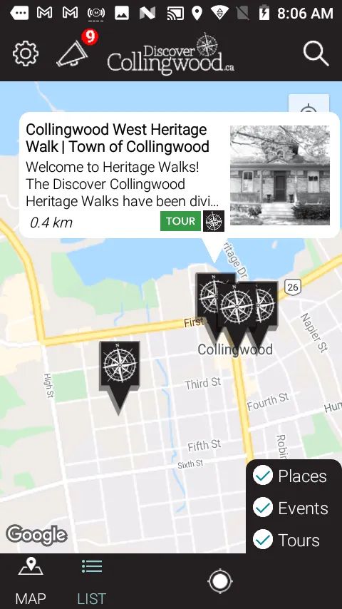 Discover Collingwood | Indus Appstore | Screenshot