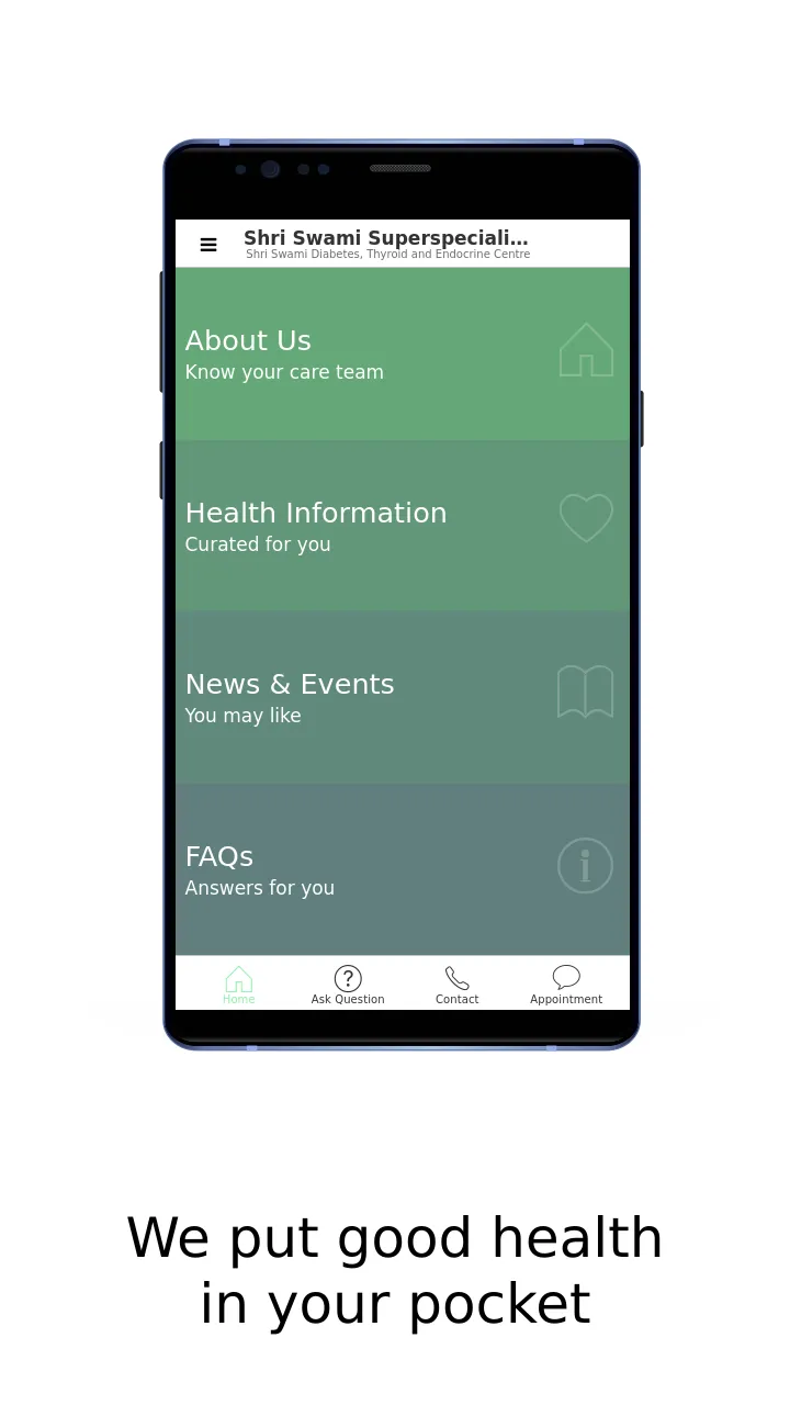 Shri Swami Diabetes, Thyroid a | Indus Appstore | Screenshot