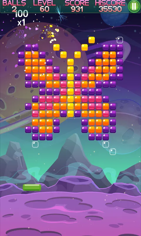 Alien Brick Breaker. | Indus Appstore | Screenshot