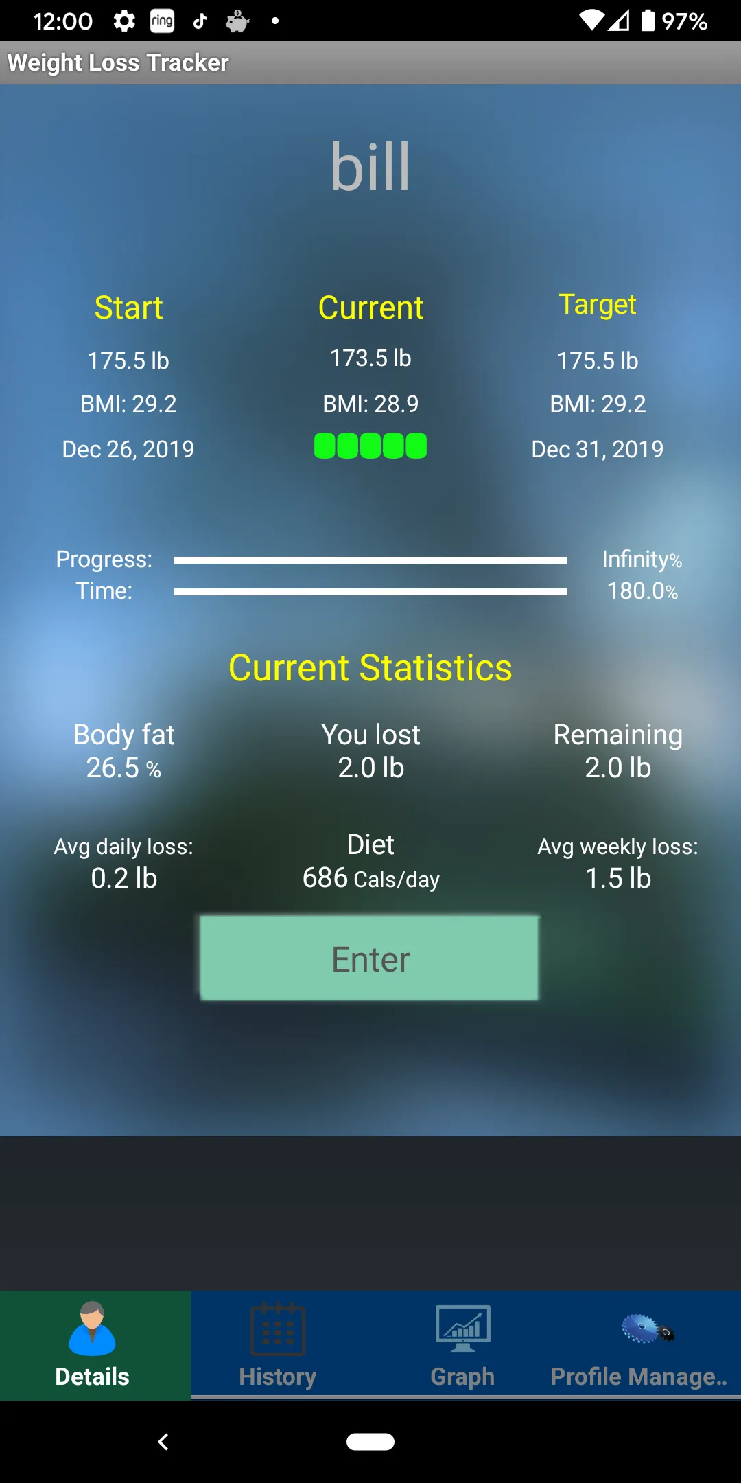 Weight loss tracker & BMI | Indus Appstore | Screenshot