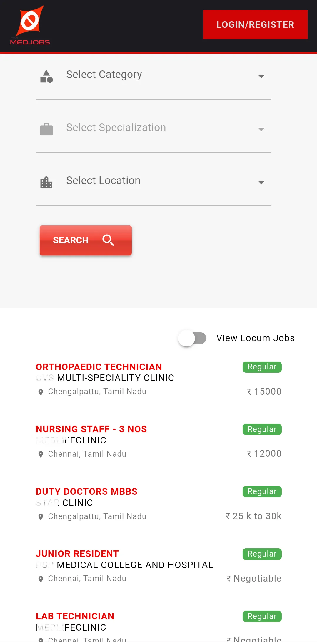 Medjobs | Indus Appstore | Screenshot