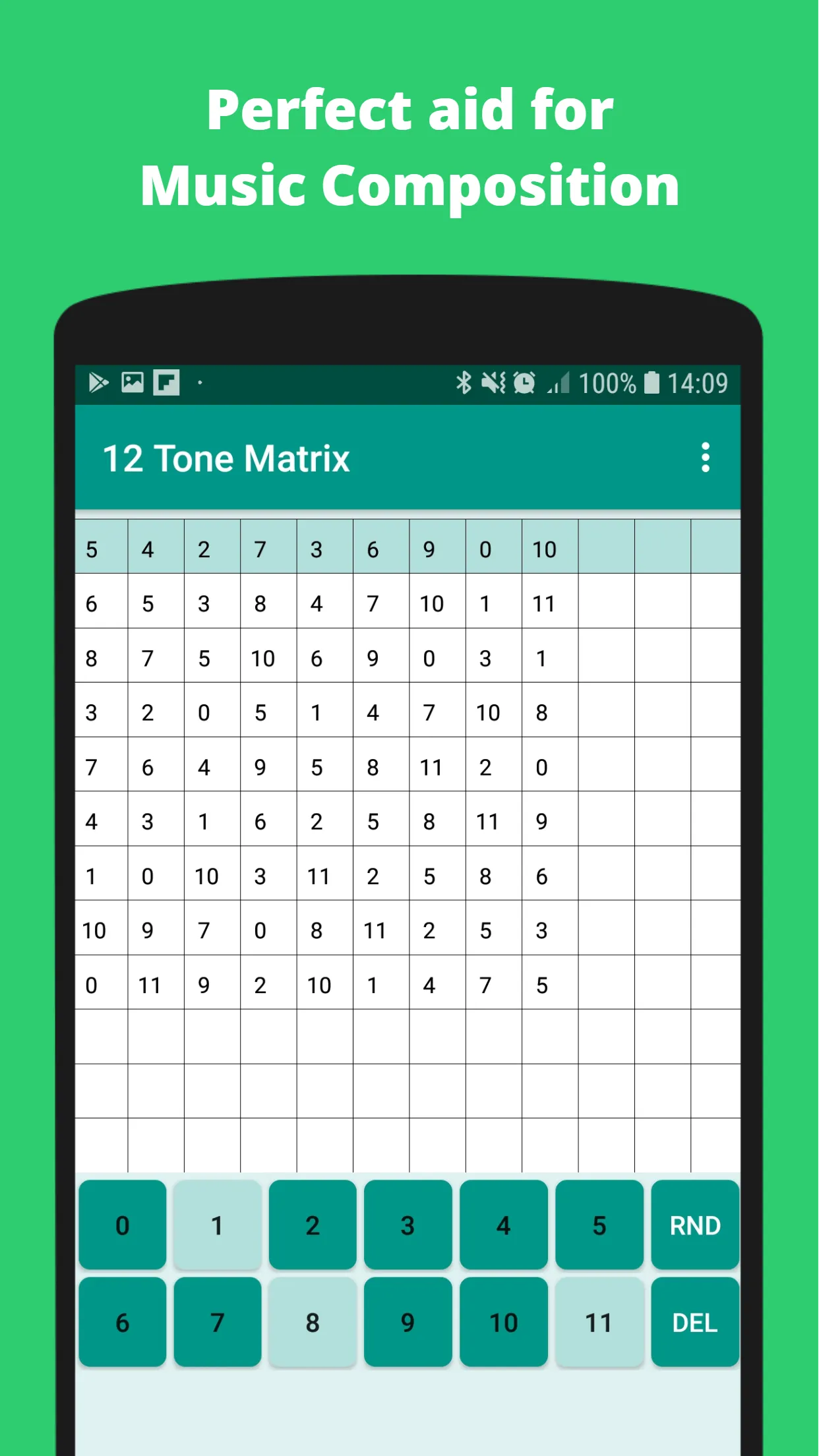 12 Tone Matrix Calculator | Indus Appstore | Screenshot