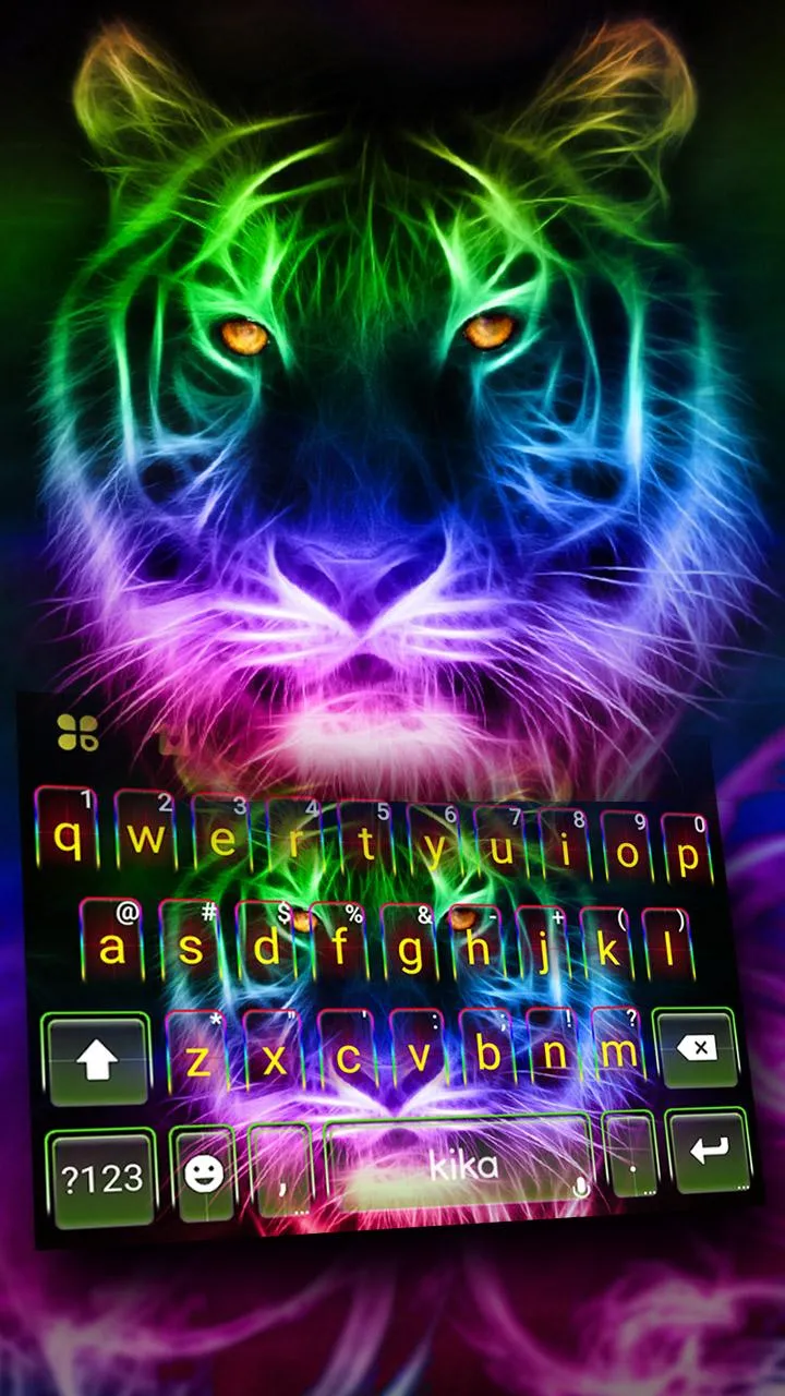 Neon Tiger Theme | Indus Appstore | Screenshot