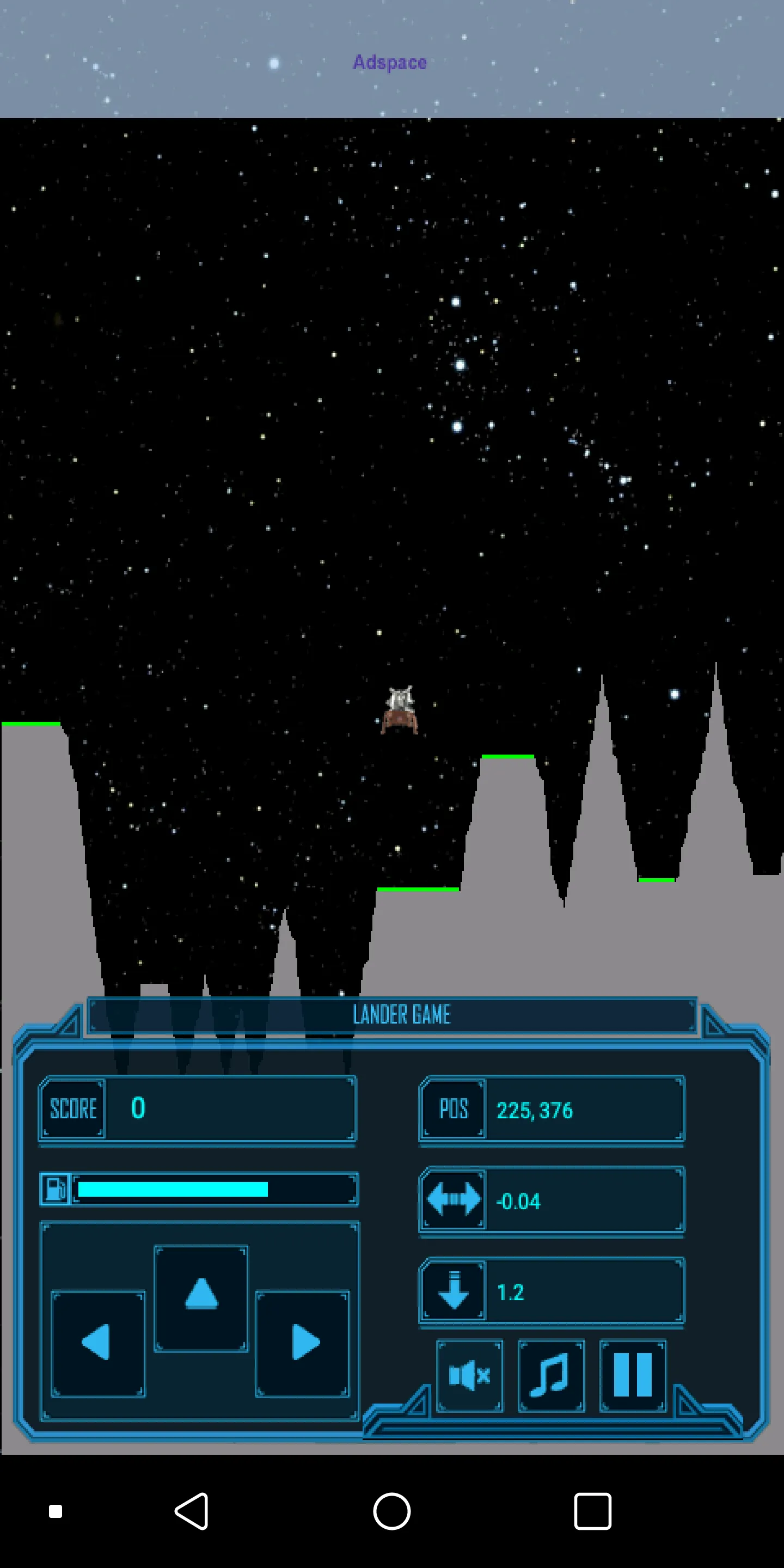 Lander Game | Indus Appstore | Screenshot