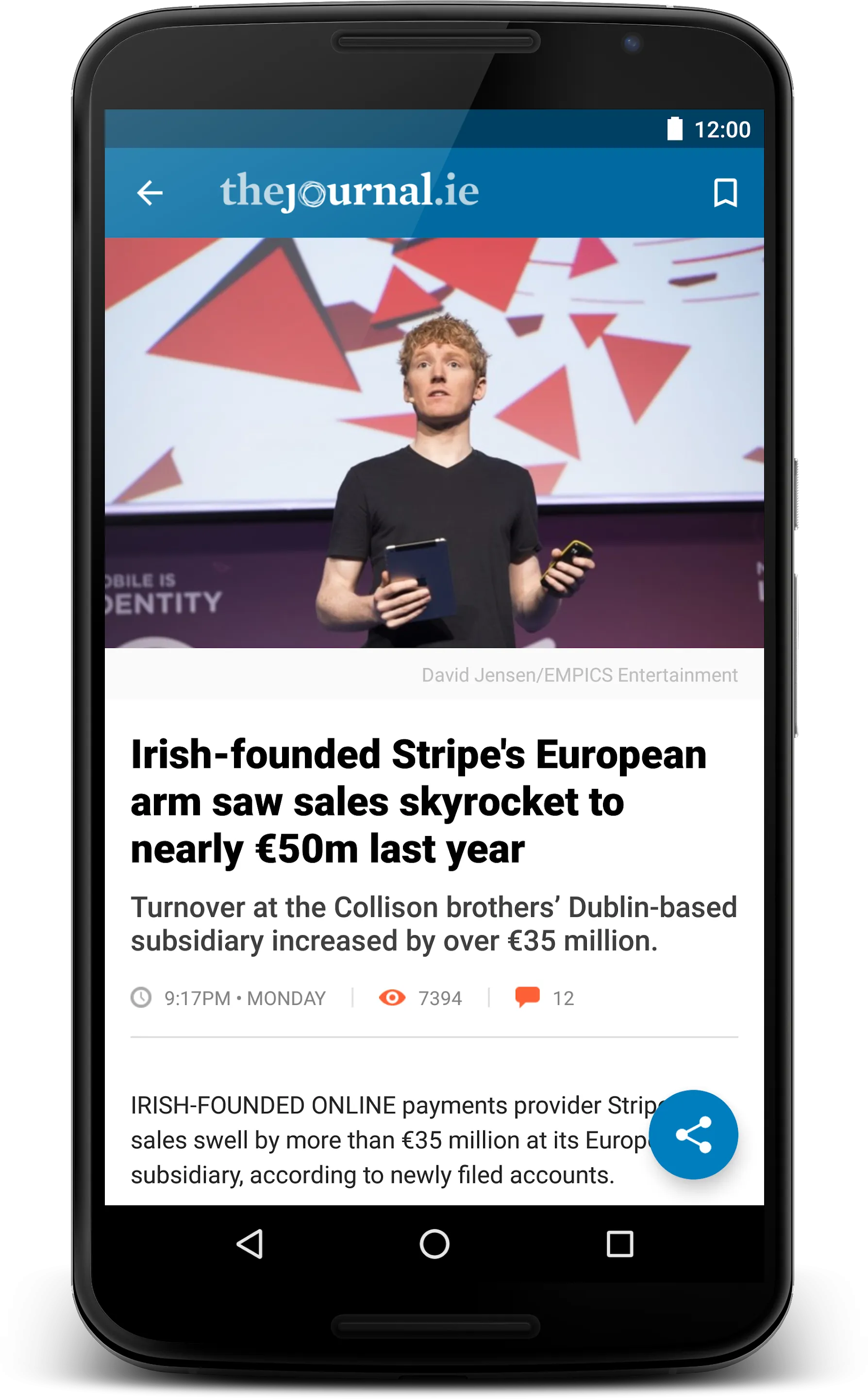 TheJournal.ie News | Indus Appstore | Screenshot