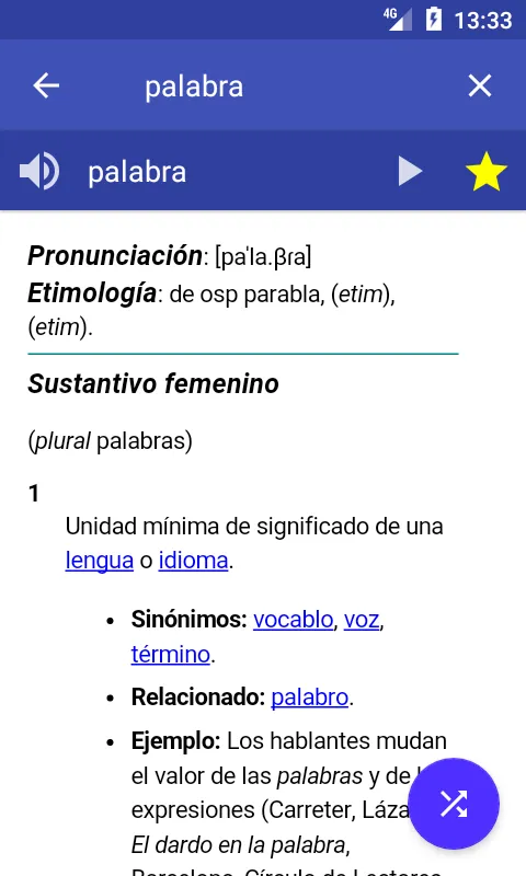 Spanish Dictionary - Offline | Indus Appstore | Screenshot