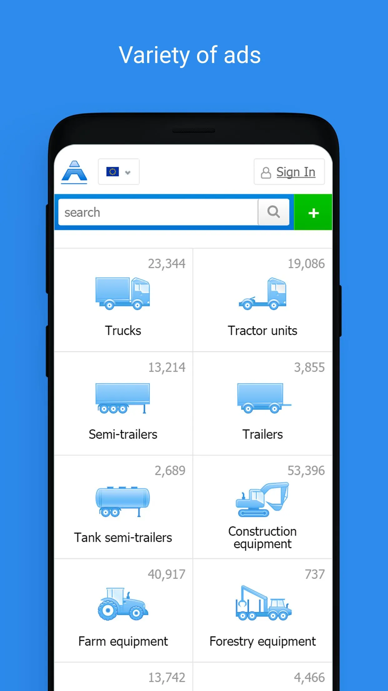 Autoline: trucks and equipment | Indus Appstore | Screenshot