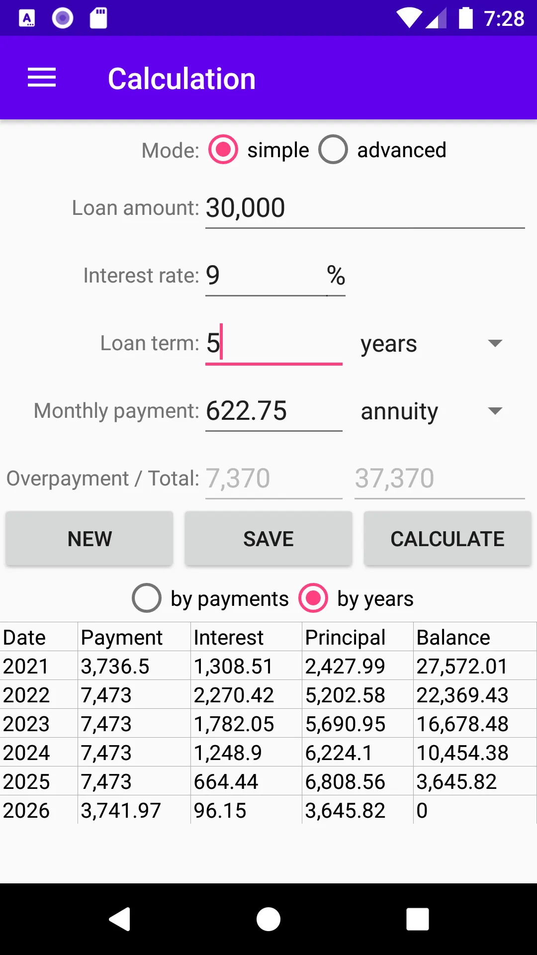 Loan calculator | Indus Appstore | Screenshot