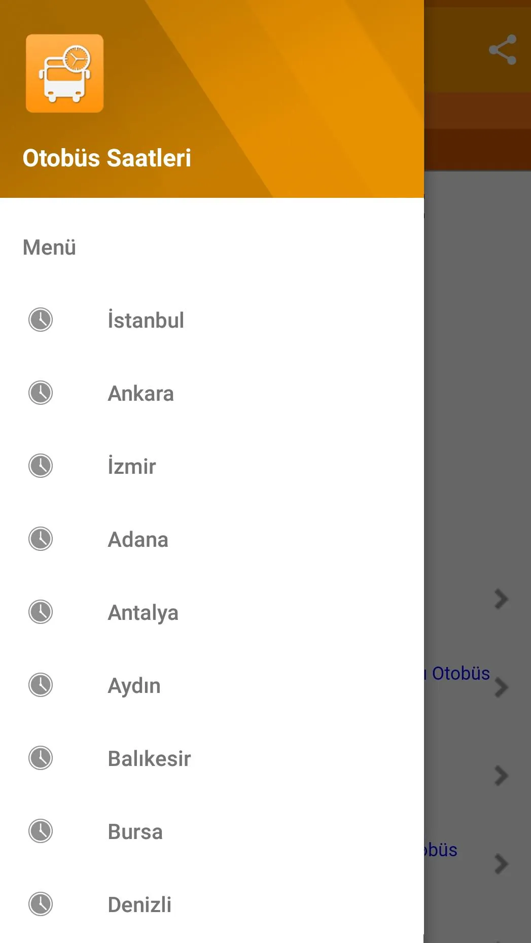 Bus Times In Turkey | Indus Appstore | Screenshot