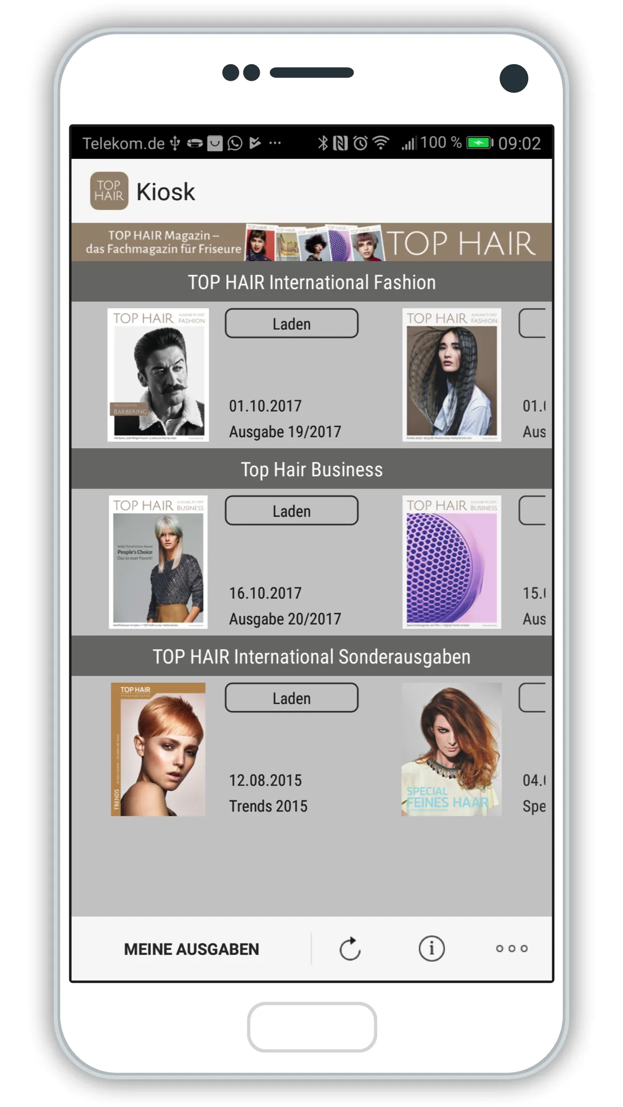 TOP HAIR Magazin | Indus Appstore | Screenshot