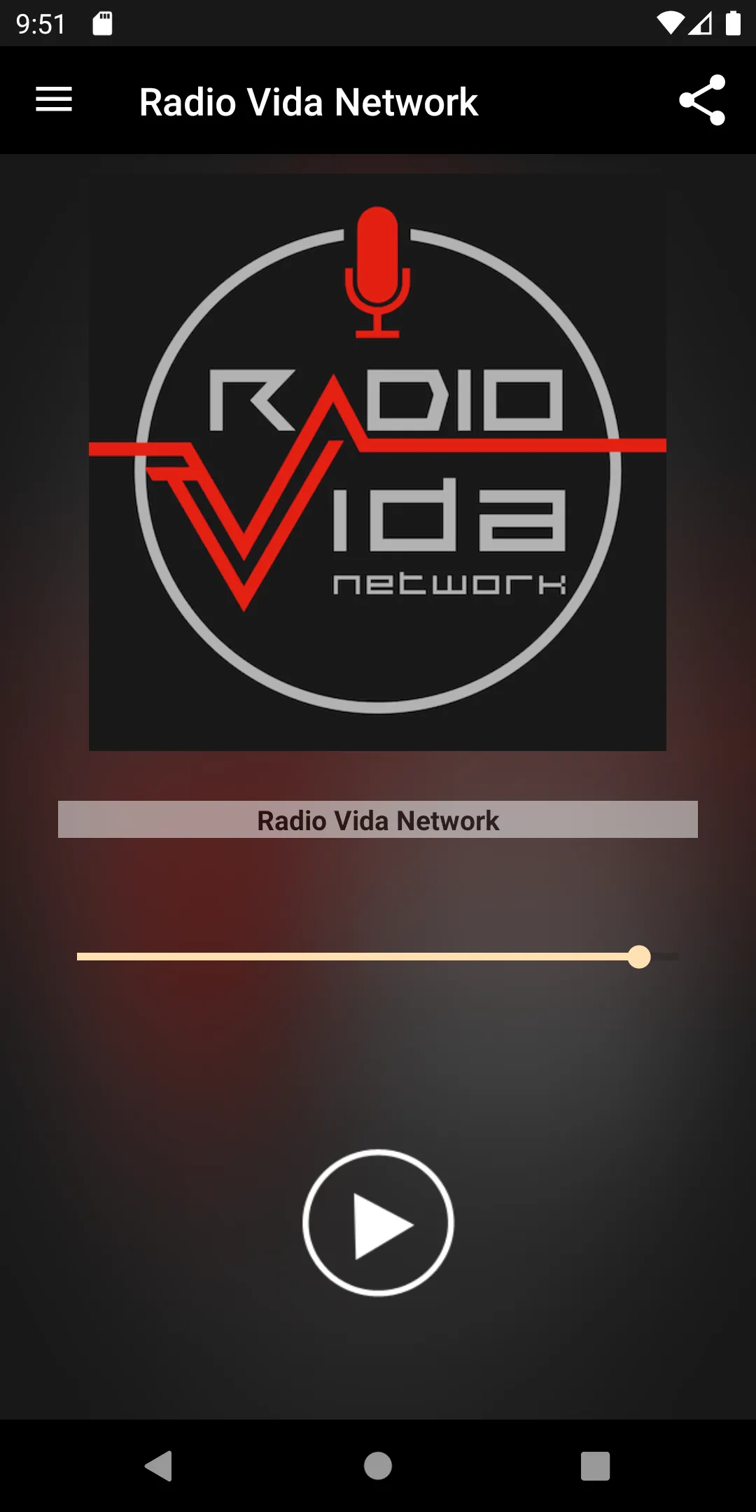 Radio Vida Network | Indus Appstore | Screenshot