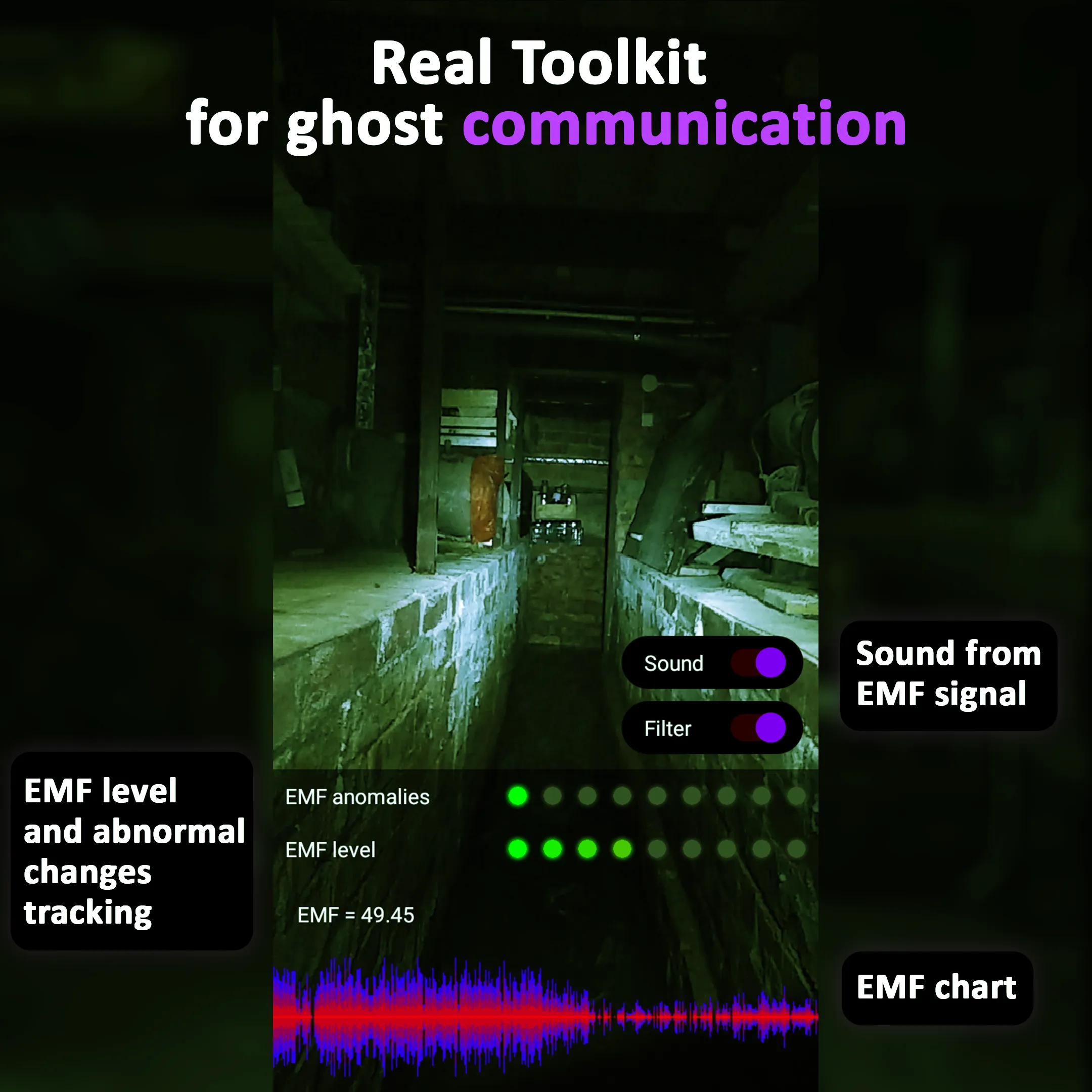 EMF Ghost Detector and Camera | Indus Appstore | Screenshot